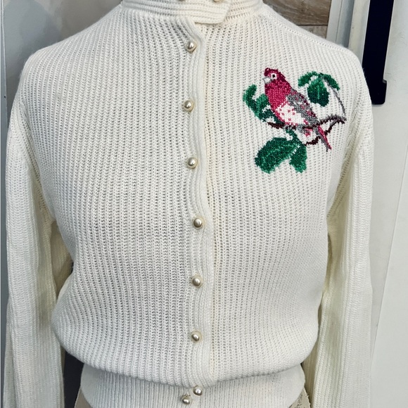 Vintage Spice of Life off white knit sweater - Picture 7 of 8